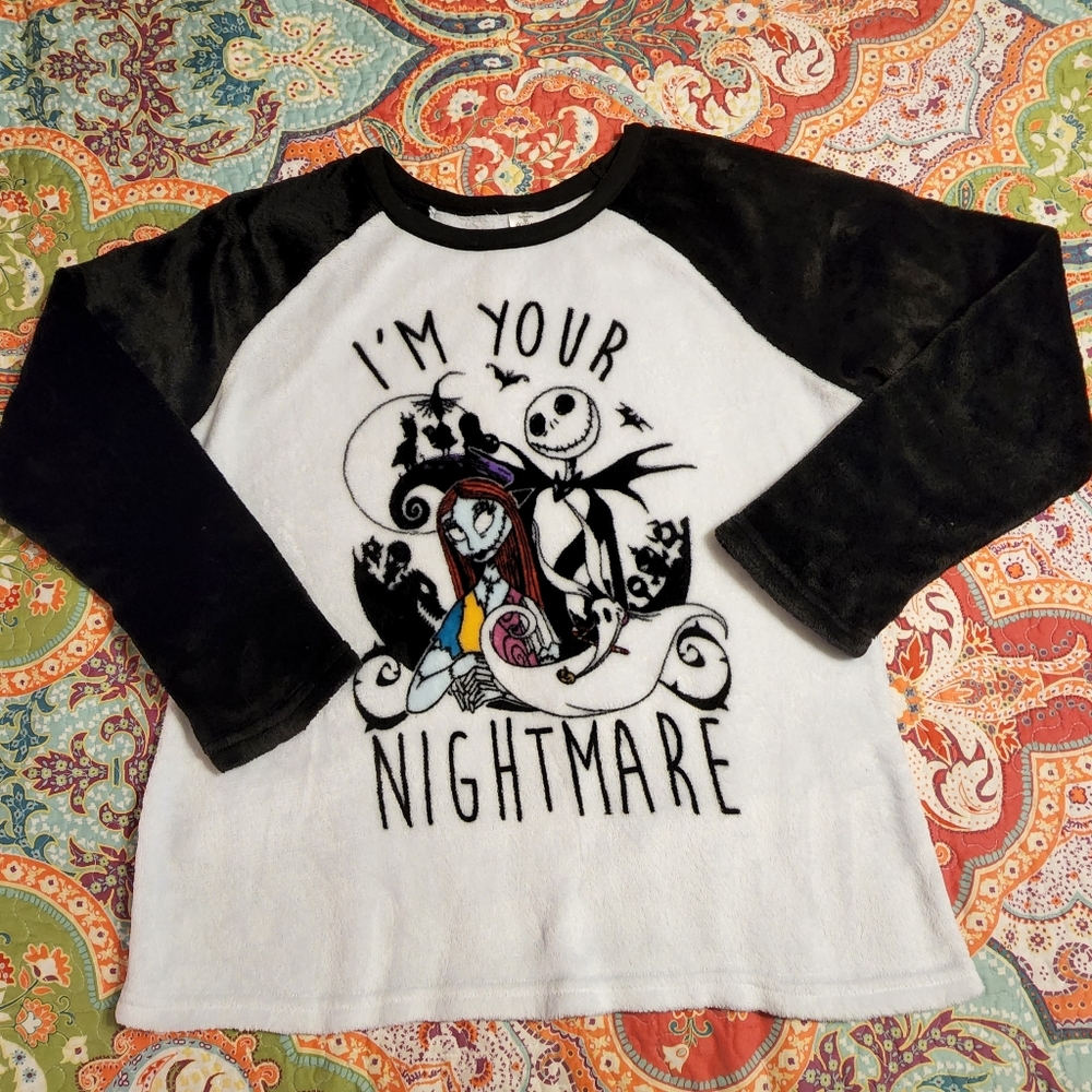 Disney Nightmare Before Christmas Sleepwear Top
